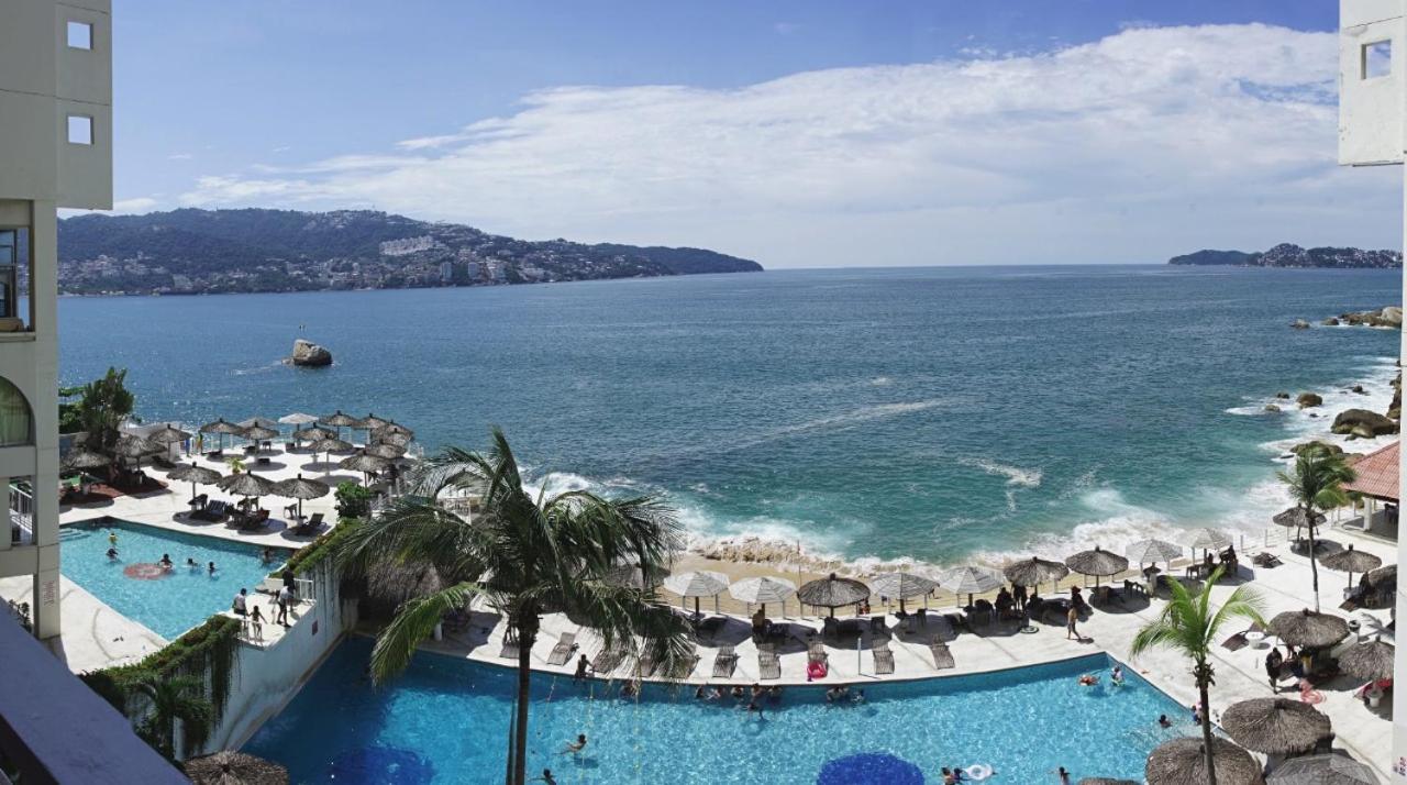Suite Frente Al Mar En Torres Gemelas Acapulco Esterno foto