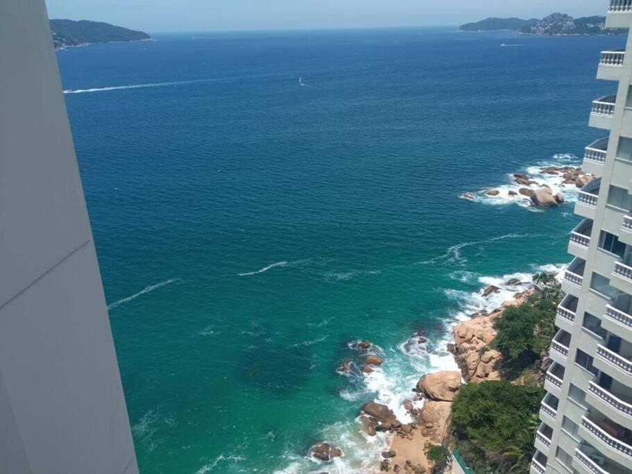 Suite Frente Al Mar En Torres Gemelas Acapulco Esterno foto